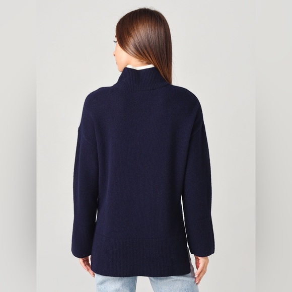 FRAME Denim Women’s High Low Boxy Sweater Size M - Picture 3 of 10